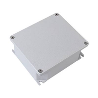 Коробка ответвительная алюминиевая 90х90х53мм окрашенная,IP66, RAL9006