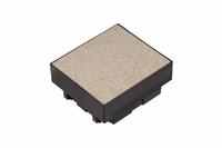 Коробка установочная в бетон для лючка квадратного 8 модулей (4 мех-ма 45х45)