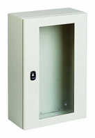 Шкаф 600х400х250мм с прозрачной дверью, серия S3D