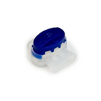 Соединитель Scotchlok с врезным контактом гелезаполненный для провода сечением 0,5-1,5 кв.мм синий-белый
