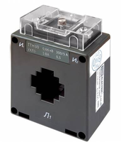 Трансформатор тока 300/5А 5ВА кл.0,5 под шину разм. до 31х11(31х11)мм под диам.кабеля 23,6 мм серия ТТН- 30